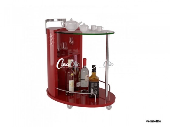 Carrinho de Cha Bar PC5011 0.70 m COM FRETE GRATIS